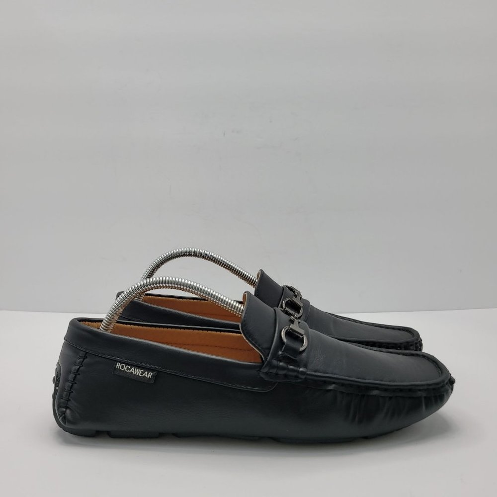Rocawear Men's Black Loafer Slip On Shoes R-7152 US Size 8